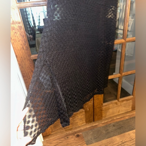 EUC Baciano Lace‎ Overlay Maxi Sleeveless Black Dress - Picture 6 of 10